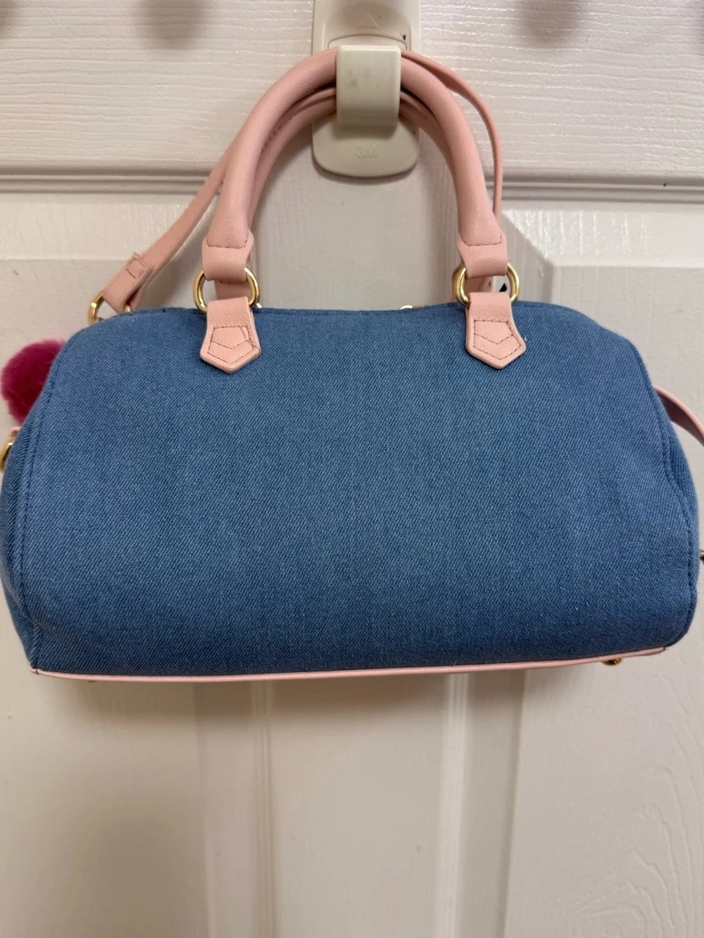 NWT Juicy Couture Sweet Tea Party Satchel in Denim “Spill the Juicy Tea”